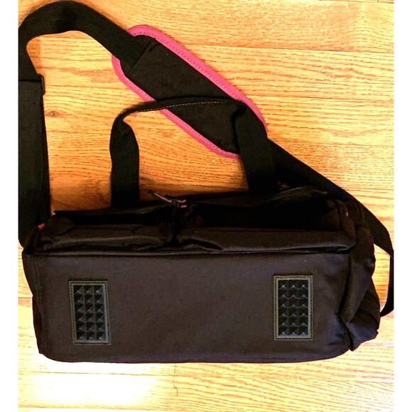 Allen Co Dolores Womens Compact Shooting Range Accessories Bag Black Pink Accent - Picture 7 of 13